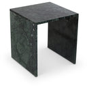 Pienza Genuine Marble End Table - Green