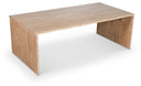 Pienza Travertine Coffee Table - Natural