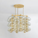 Vintage Brass Toulouse Chandelier 42" by Corbett Lighting
