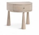 Oasis 23.75" Acacia Veneer And Solid Wood Nightstand - Natural