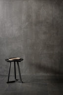 Oak Black Tripod Side Table