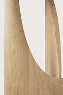 Natural Geometric Side Table