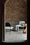 Natural Geometric Side Table