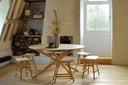 Round Natural Mikado Dining Table