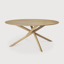 Round Natural Mikado Dining Table