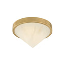 Vintage Brass Colmar Flush Mount 6" by Corbett Lighting, view 3