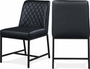 Bryce Vegan Leather Upholstered Dining Chair - Black