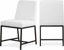 Bryce Vegan Leather Upholstered Dining Chair - White