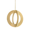 Vintage Brass Samos Chandelier 29.75" by Corbett Lighting