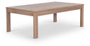 Newport Acacia Wood Outdoor Patio Coffee Table - Natural