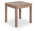 Newport Acacia Wood Outdoor Patio End / Side Table - Natural