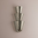 Warm Silver Leaf Bucharest Wall Sconce 8.25" by Corbett Lighting, view 2