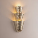 Warm Silver Leaf Bucharest Wall Sconce 8.25" by Corbett Lighting, view 3