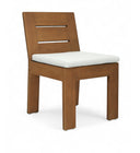 Mirella Water Resistant Fabric Upholstered Outdoor Patio Dining Side Chair - White