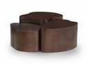 Banyan Iron Coffee Table - Brown