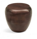 Capsule Aluminum End / Side Table - Brown