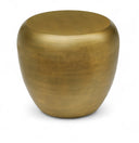 Capsule Aluminum End / Side Table - Gold