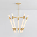 Vintage Brass Krakow Chandelier 32" by Corbett Lighting