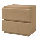 Natural Oak Veneer Nightstand Colston