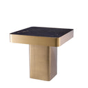 Square Pedestal Side Table Luxus