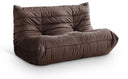 Relax 54.75" Velvet Upholstered Loveseat - Brown