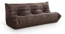 Relax 77.75" Velvet Upholstered Sofa - Brown