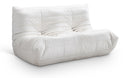 Relax 54.75" Velvet Upholstered Loveseat - Cream