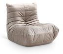 Relax Velvet Upholstered Chair - Taupe