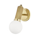 Aged Brass Reade Wall Sconce 5" by Hudson Valley