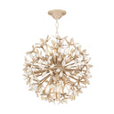 Ivory Ceramic Corfu Chandelier 30" by Corbett Lighting, view 5
