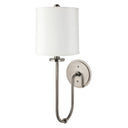 Historic Nickel Jericho Wall Sconce 7" by Hudson Valley