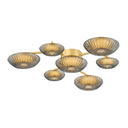 Vintage Polished Brass Birmingham Flush Mount 51.5" by Corbett Lighting, view 6