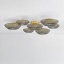 Vintage Polished Brass Birmingham Flush Mount 51.5" by Corbett Lighting, view 3