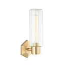 Aged Brass Roebling Wall Sconce 4.75" x 14.5" by Hudson Valley