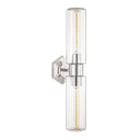 Polished Nickel Roebling Wall Sconce 4.75" x 23.75" by Hudson Valley