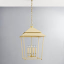 Aged Brass Natick Lantern 18" by Hudson Valley, view 2