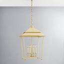 Aged Brass Natick Lantern 18" by Hudson Valley, view 3