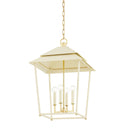 Aged Brass Natick Lantern 18" by Hudson Valley