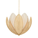 Vintage Gold Leaf Costa Brava Chandelier 36" by Corbett Lighting