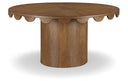 Dahlia 60" Oak Veneer Dining Table - Brown