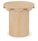 Dahlia Oak Veneer End Table - Natural