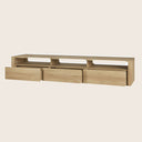 Oak Shadow Media Cabinet