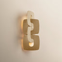 Stria Gold Leaf Trentino Wall Sconce 7.25" by Corbett Lighting