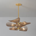 Vintage Gold Leaf Cardiff Semi Flush 27.75" by Corbett Lighting