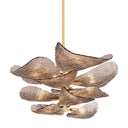 Vintage Gold Leaf Cardiff Chandelier 35" by Corbett Lighting, view 4
