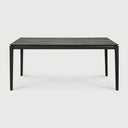 71" Oak Black Bok Dining Table