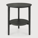 Oak Black Bok Side Table