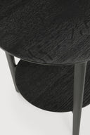 Oak Black Bok Side Table