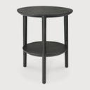 Oak Black Bok Side Table