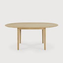Oak Round Bok Extendable Dining Table